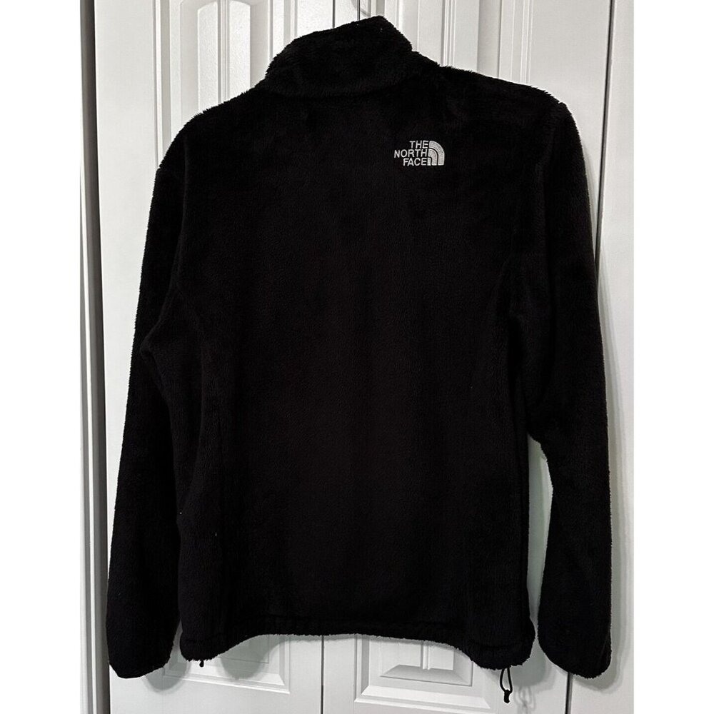 The North Face Full Zip Osito Fleece Coat Jacket Womens Medium Black - Picture 9 of 9